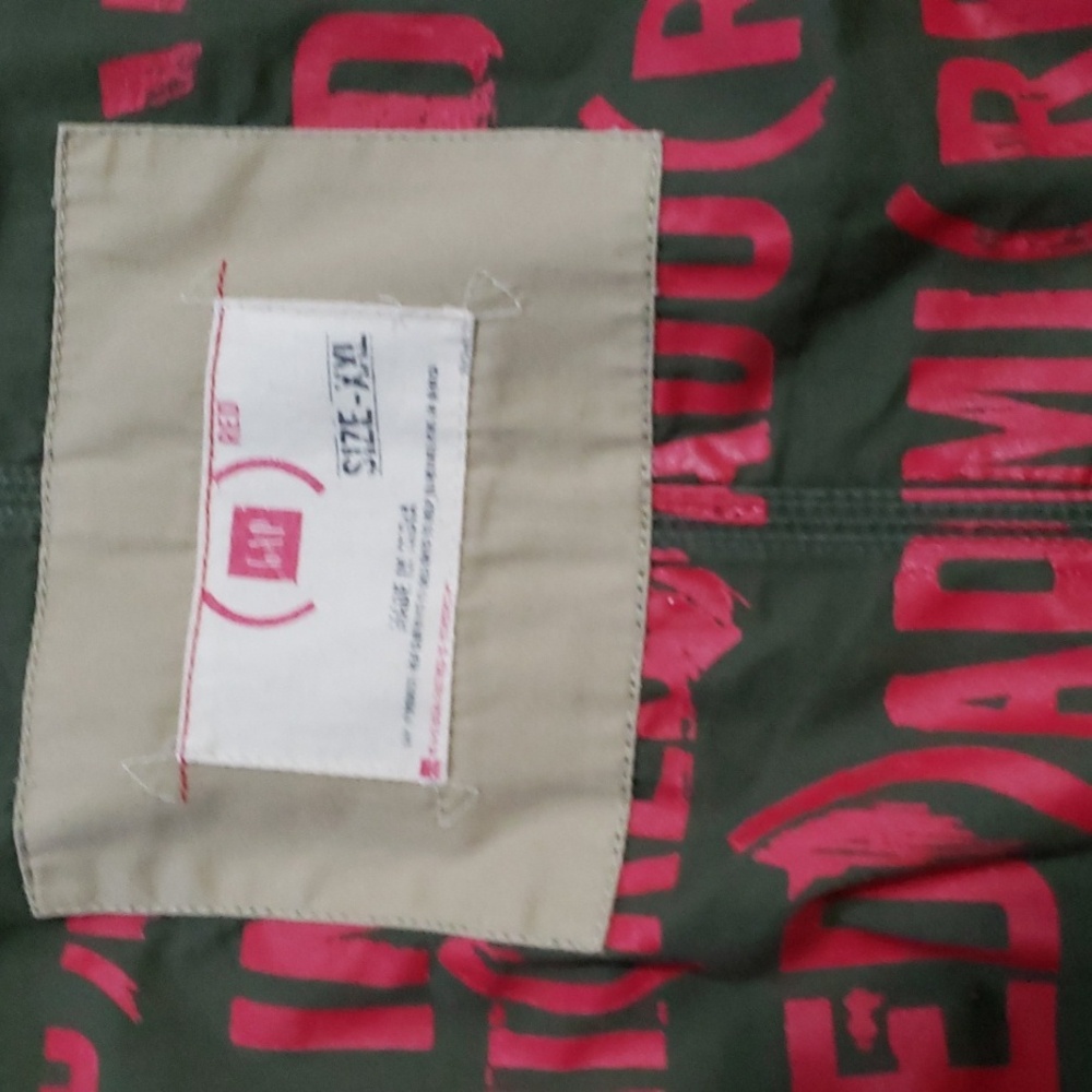 GAP  Men's Utility Jacket in Forest Green - Picture 4 of 6
